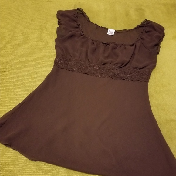 Teenie Weenie Tops - 4/$20 Super Cute Babydoll Sheer Lace Blouse Top-S